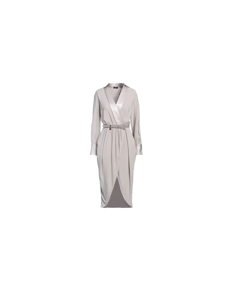 Elisabetta Franchi KLEIDER - Midi-Kleiderauf YOOX.COM Hellgrau