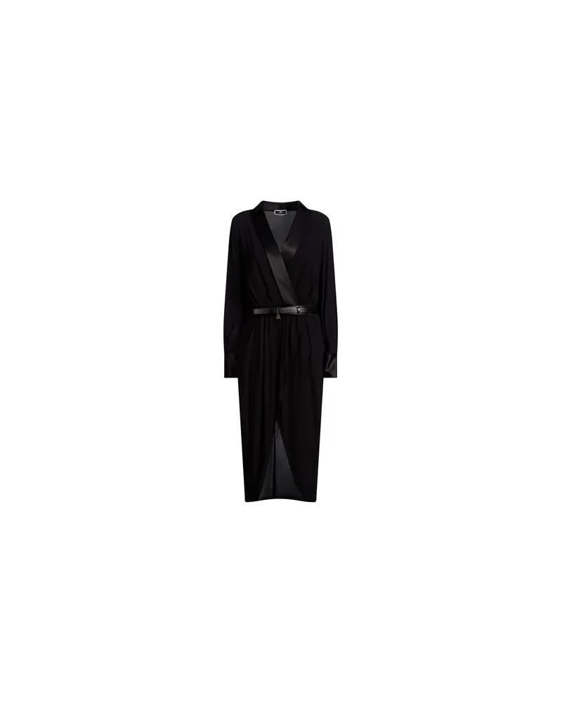 Elisabetta Franchi KLEIDER - Midi-Kleiderauf YOOX.COM Schwarz