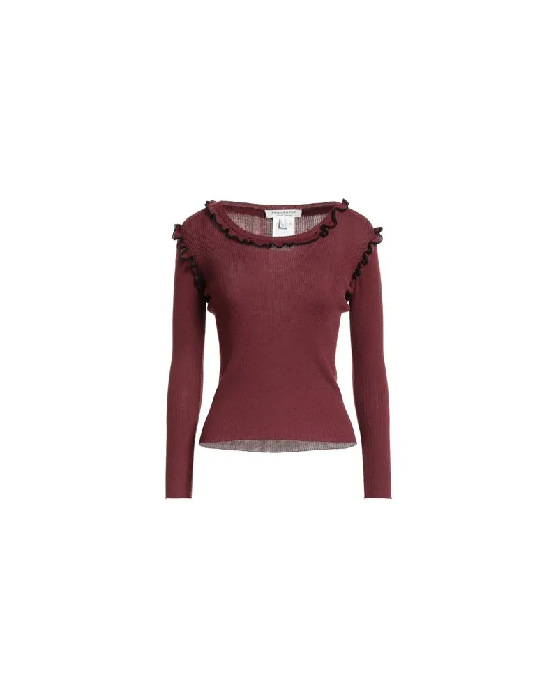 Philosophy Di Lorenzo Serafini STRICKWAREN - Pulloverauf YOOX.COM Bordeaux