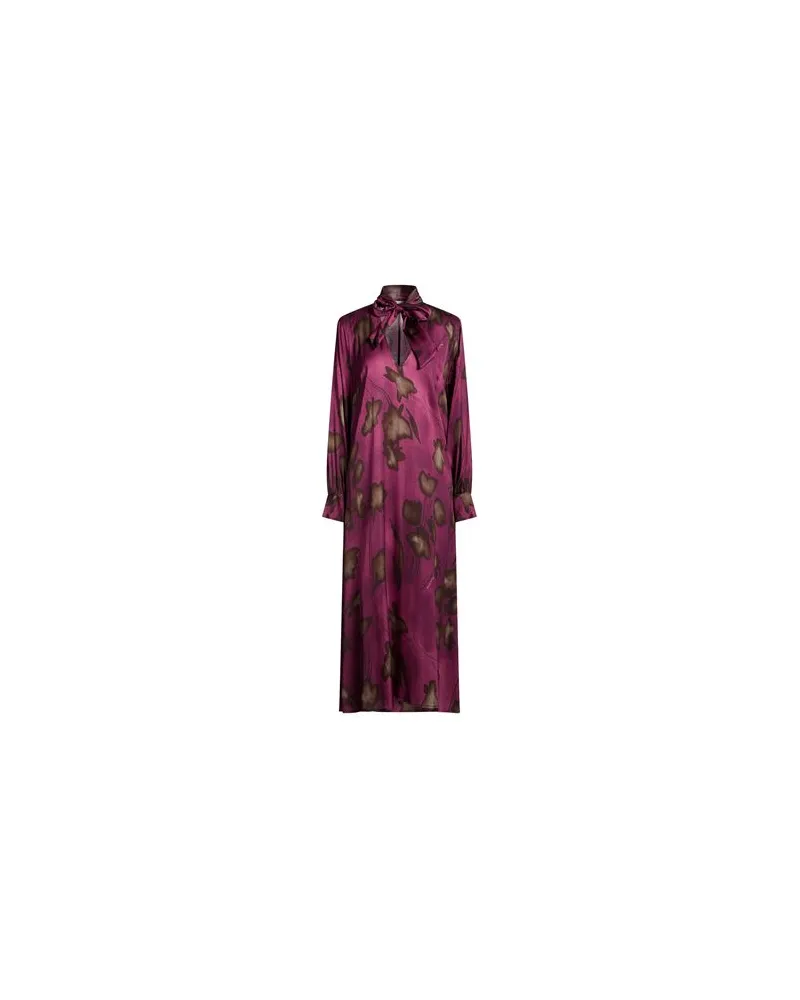Manila Grace KLEIDER - Midi-Kleiderauf YOOX.COM Pflaume