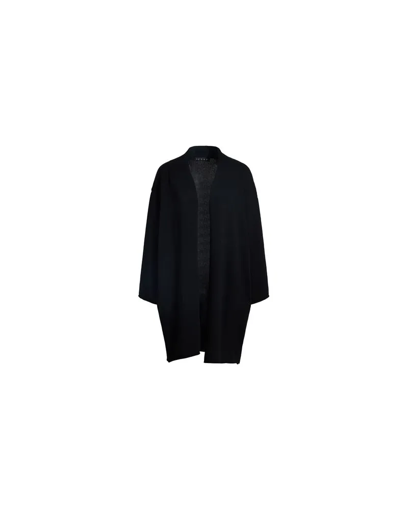 Icona By Kaos STRICKWAREN - Strickjackenauf YOOX.COM Schwarz