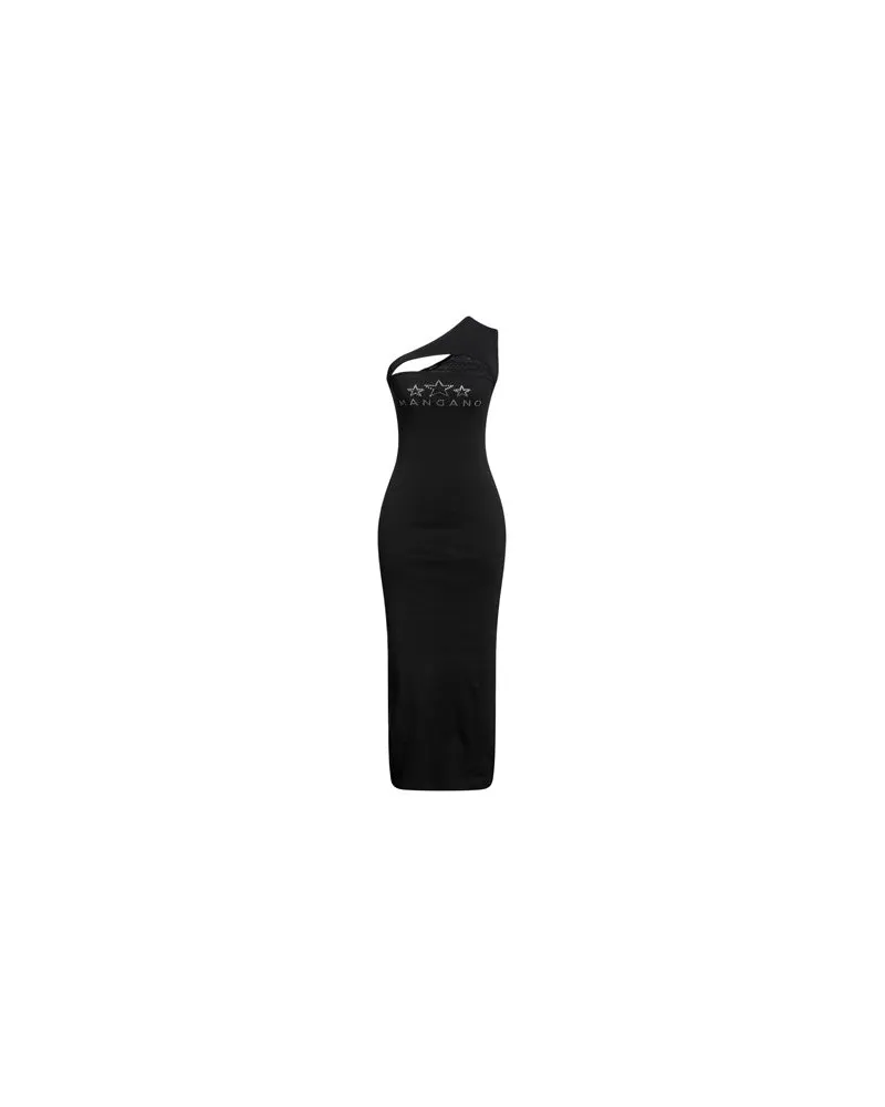 Mangano KLEIDER - Maxi-Kleiderauf YOOX.COM Schwarz