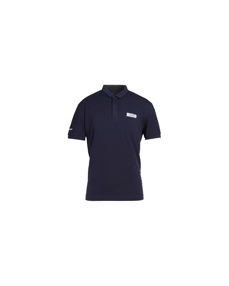 EA7 TOPS - Poloshirtsauf YOOX.COM Marineblau