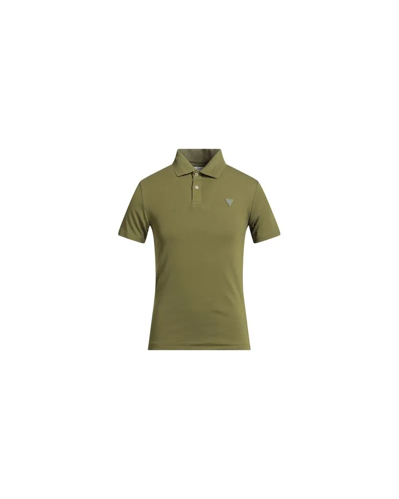 Guess TOPS - Poloshirtsauf YOOX.COM Militärgrün