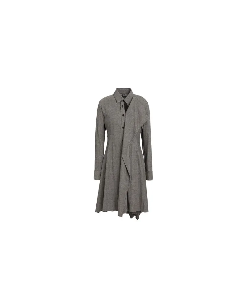 Y'S YOHJI YAMAMOTO KLEIDER - Midi-Kleiderauf YOOX.COM Grau