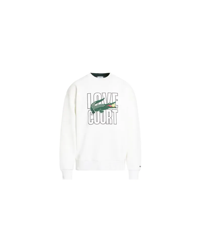 Lacoste X SMILEY WORLD® - TOPS - Sweatshirtsauf YOOX.COM Weiß