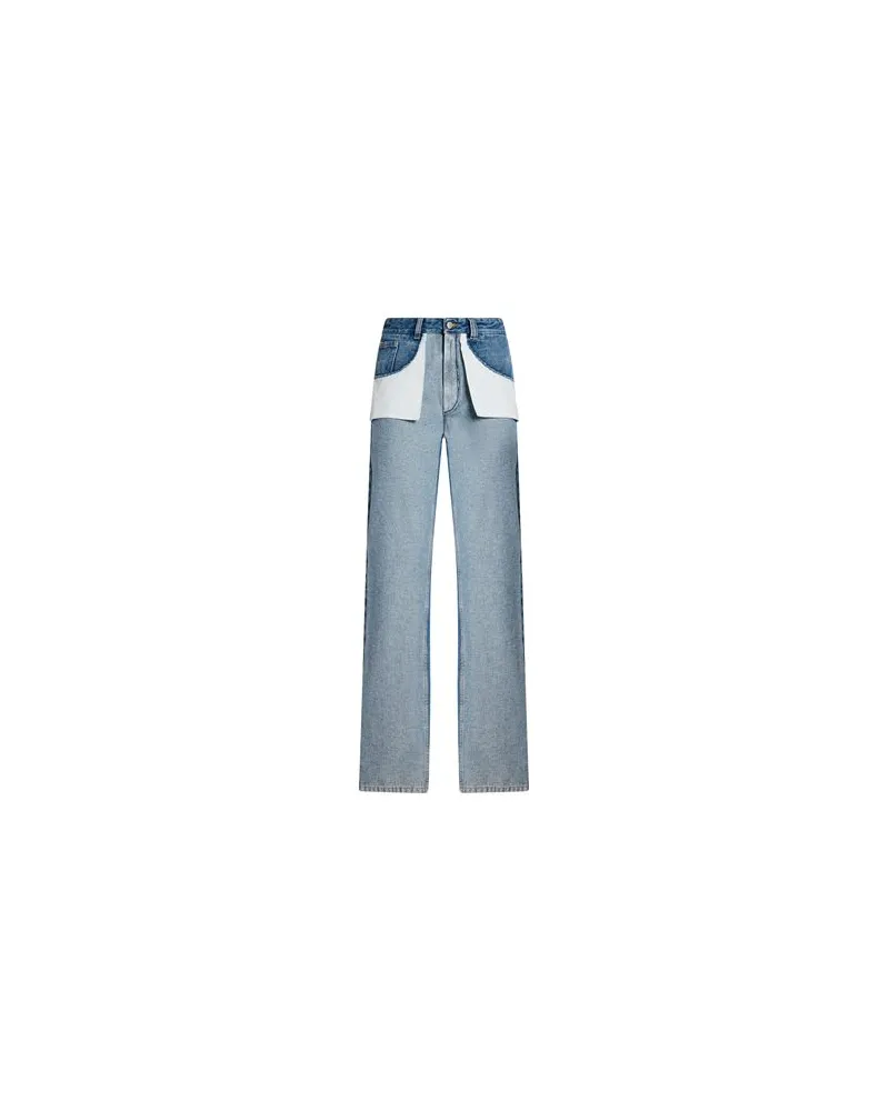 Maison Margiela HOSEN & RÖCKE - Jeanshosenauf YOOX.COM Blau