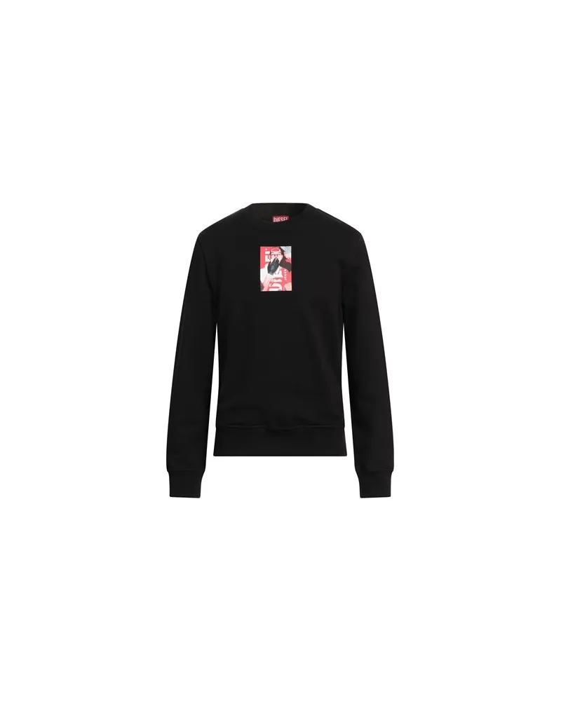 Diesel TOPS - Sweatshirtsauf YOOX.COM Schwarz