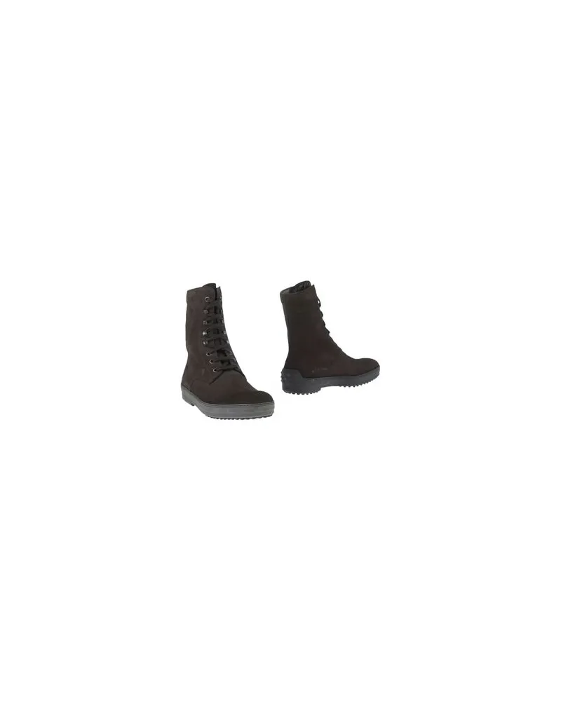 TOD'S SCHUHE - Stiefelettenauf YOOX.COM Dunkelbraun