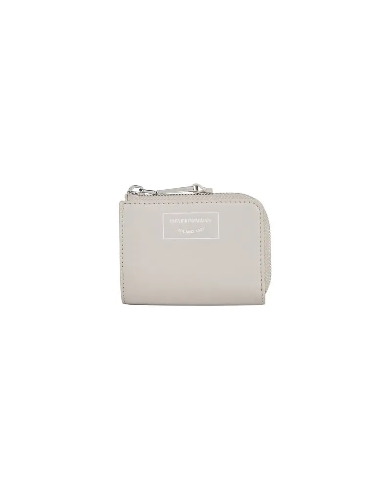 Emporio Armani Kleinlederwaren - Brieftaschenauf YOOX.COM Grau