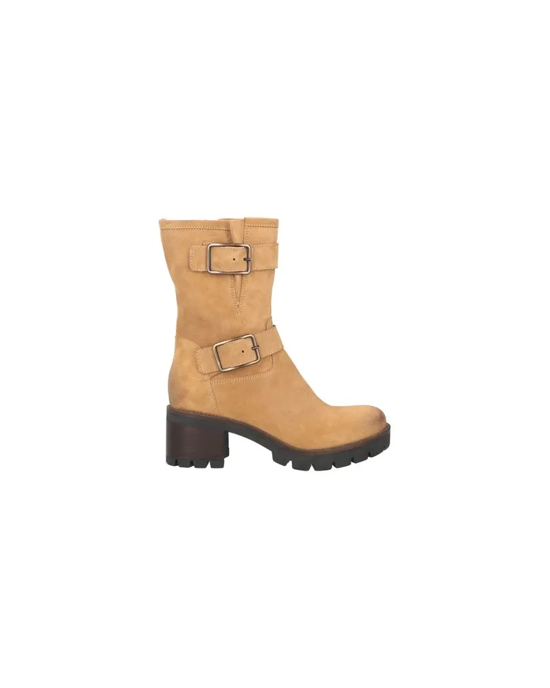 Paola Ferri SCHUHE - Stiefelettenauf YOOX.COM Kamel