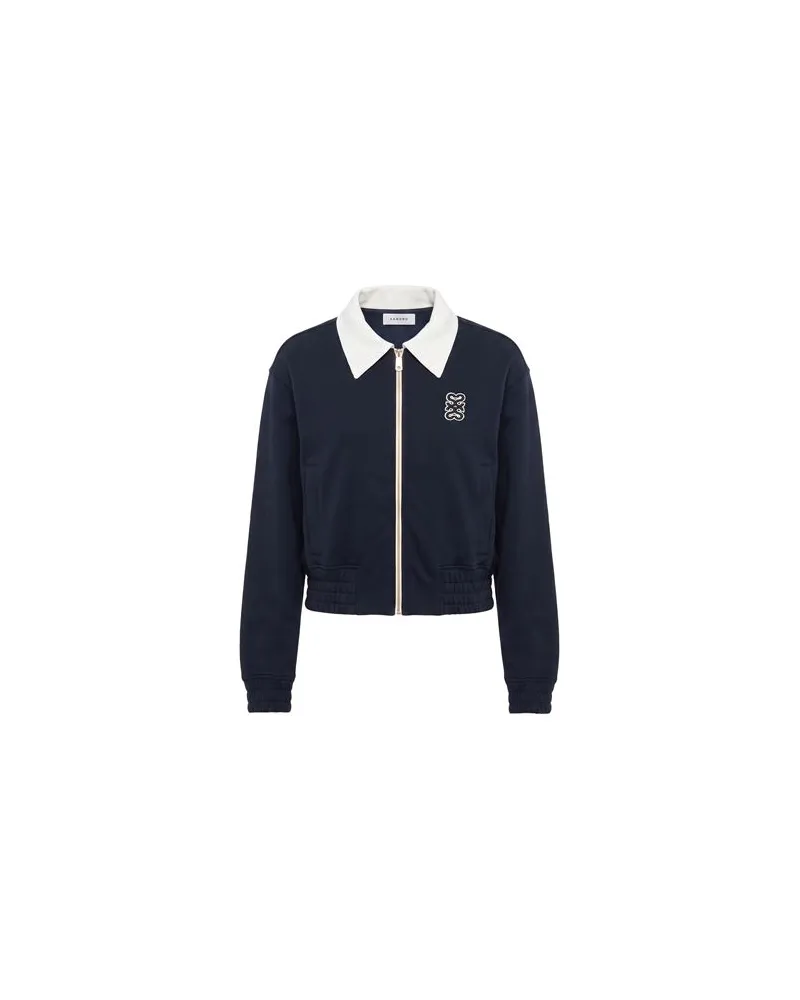 Sandro TOPS - Sweatshirtsauf YOOX.COM Nachtblau