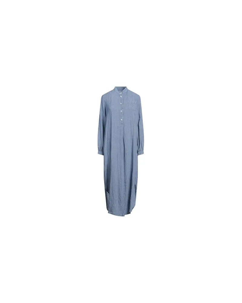 Massimo Alba KLEIDER - Maxi-Kleiderauf YOOX.COM Blau