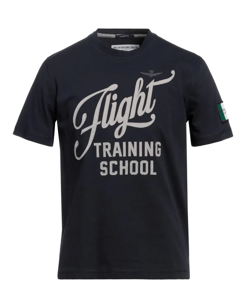 Aeronautica Militare T-shirts Nachtblau