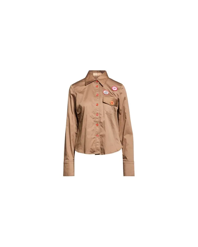 CORMIO TOPS - Hemdenauf YOOX.COM Khaki