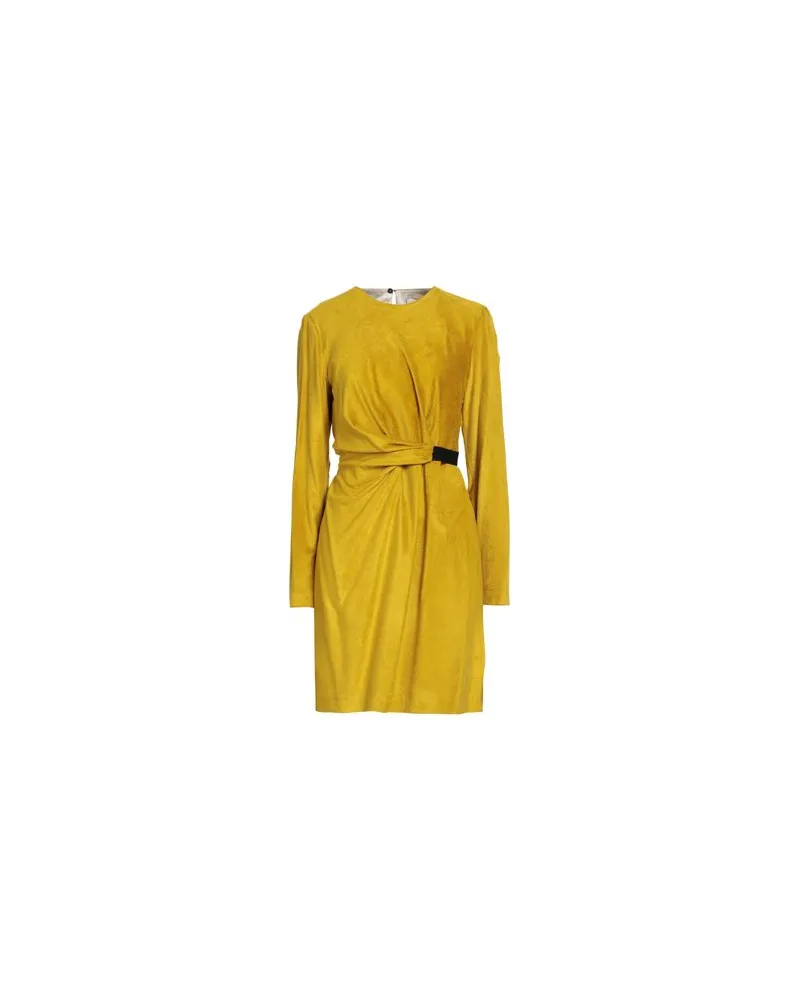 TELA KLEIDER - Mini-Kleiderauf YOOX.COM Senf