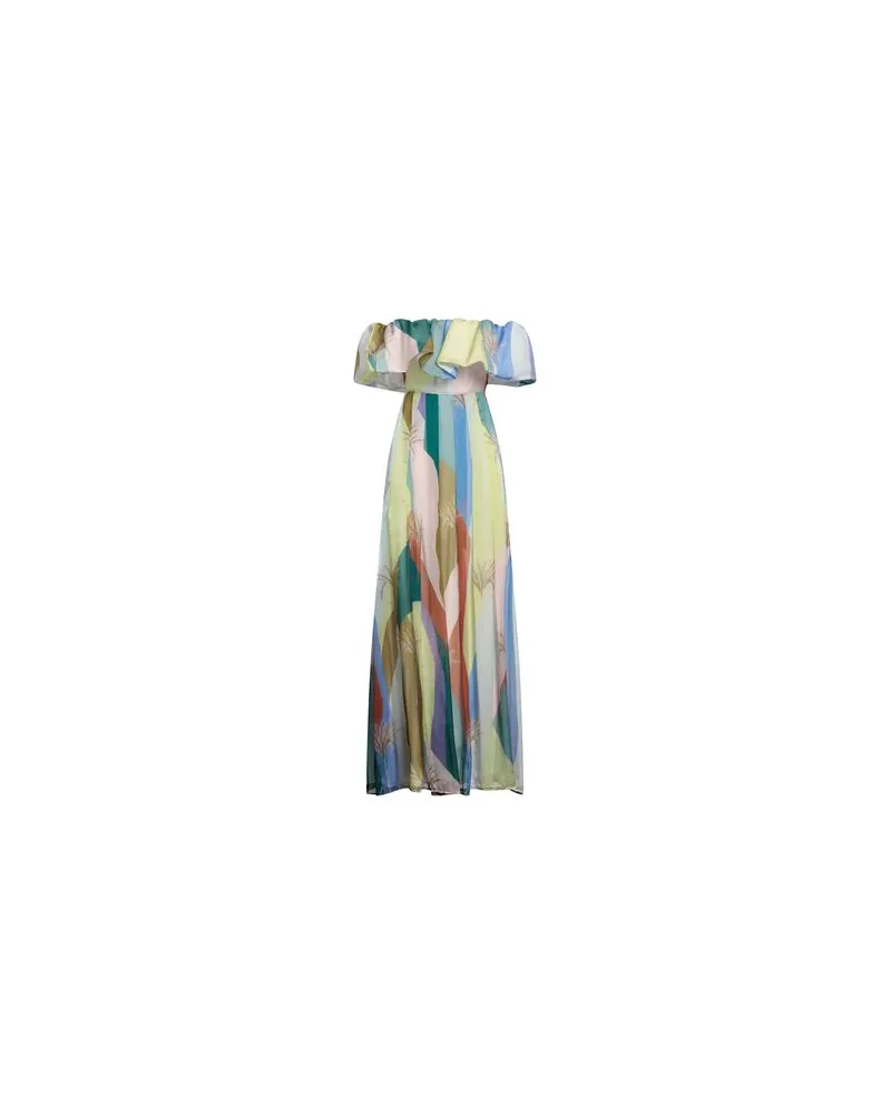 Raquel Diniz KLEIDER - Maxi-Kleiderauf YOOX.COM Blau