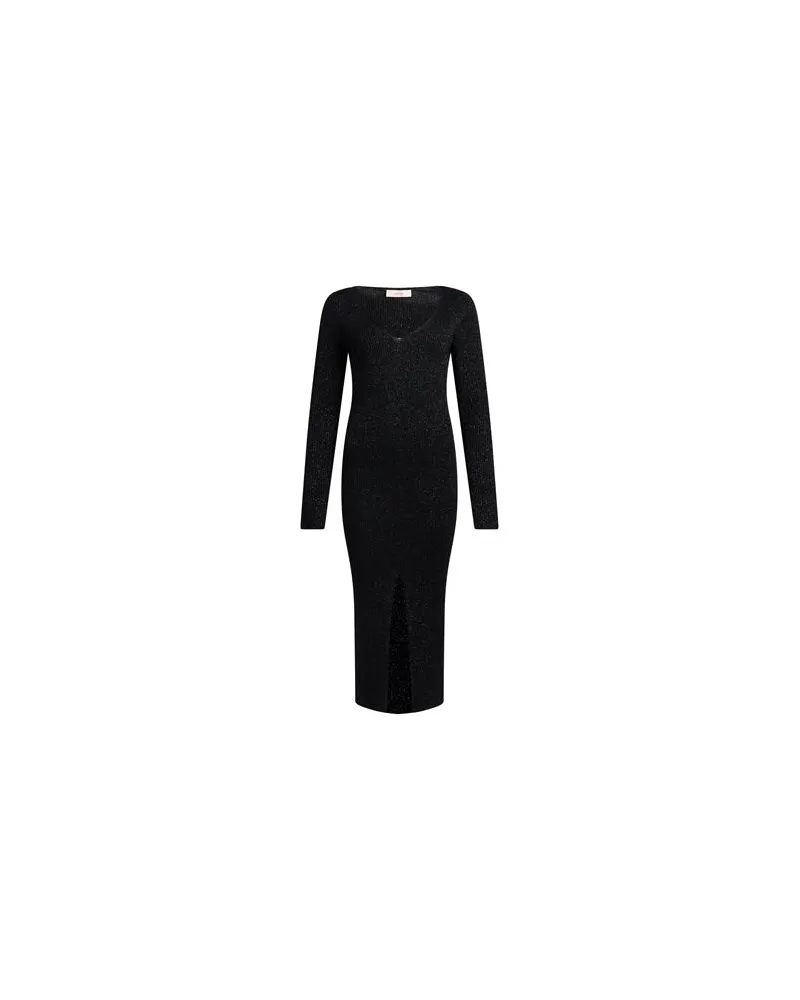 Jucca KLEIDER - Midi-Kleiderauf YOOX.COM Schwarz