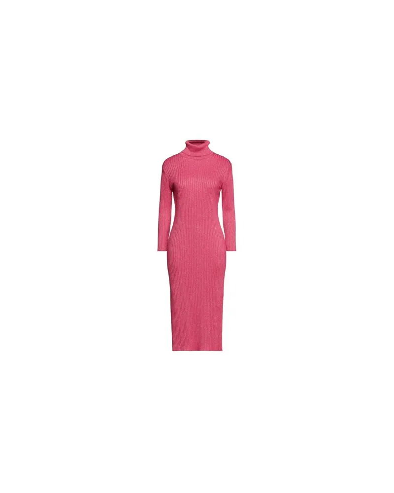 Elisabetta Franchi KLEIDER - Midi-Kleiderauf YOOX.COM Fuchsia