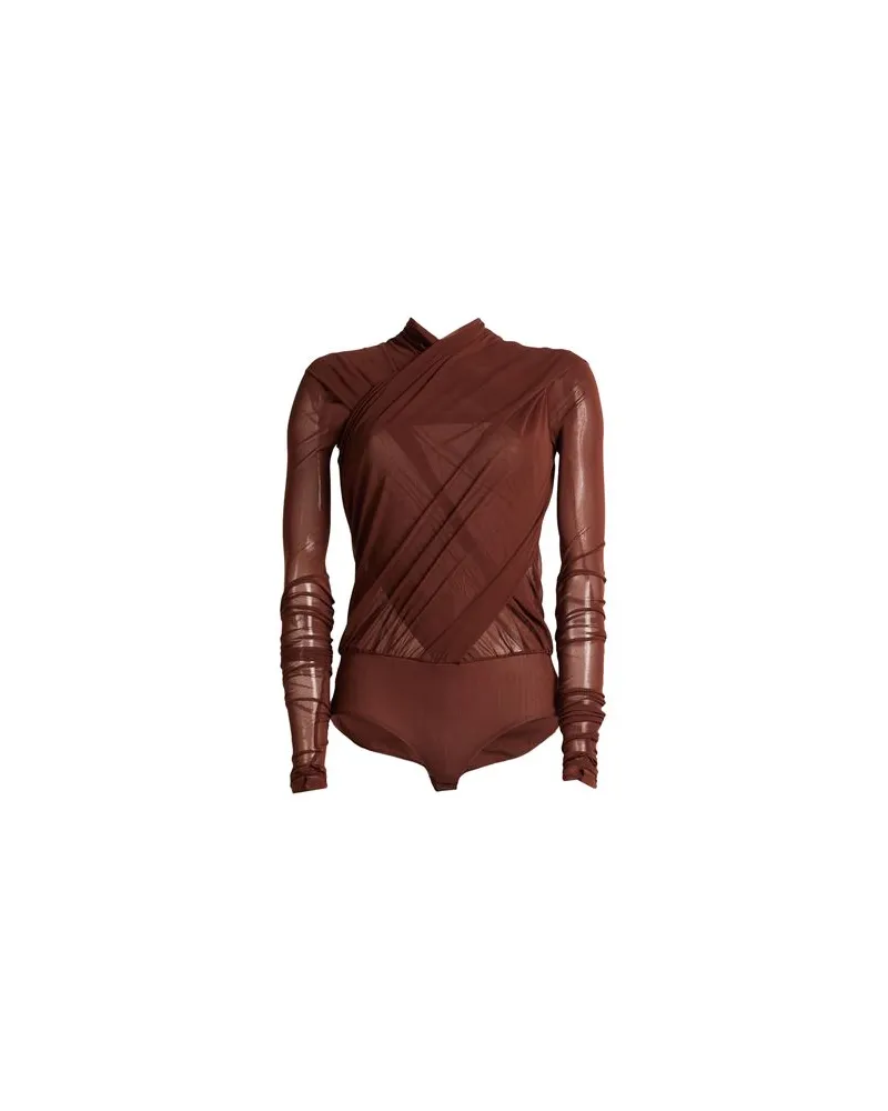 Philosophy Di Lorenzo Serafini TOPS - Bodysuitsauf YOOX.COM Schokobraun