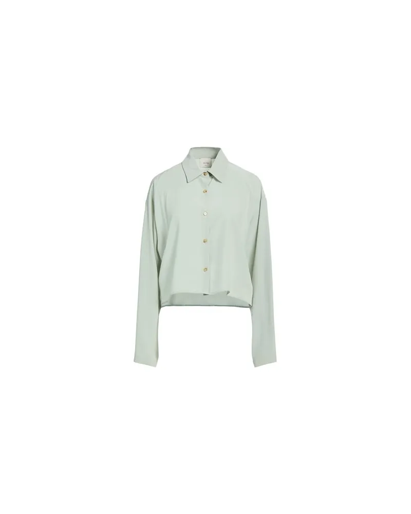 ALYSI TOPS - Hemdenauf YOOX.COM Salbeigrün