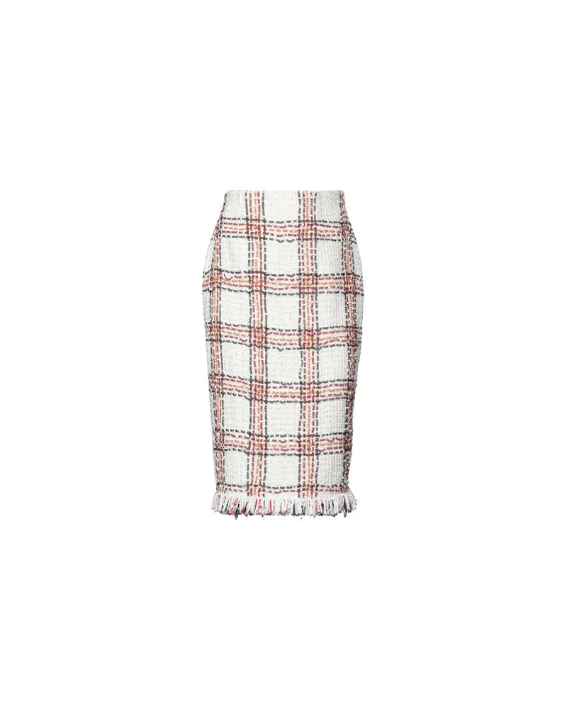 Elisabetta Franchi HOSEN & RÖCKE - Midi-Röckeauf YOOX.COM Weiß