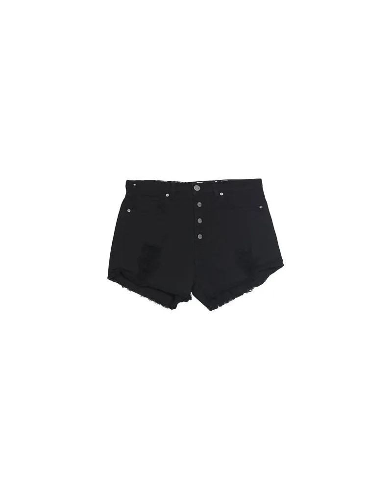 P_Jean HOSEN & RÖCKE - Jeansshortsauf YOOX.COM Schwarz