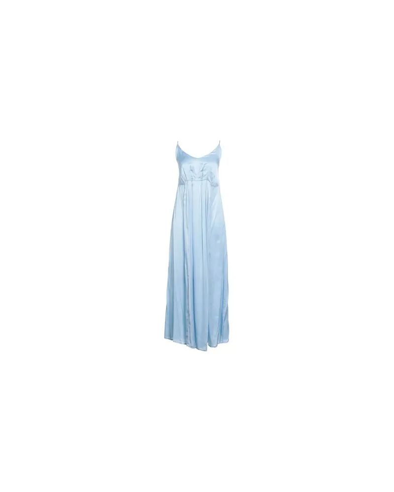 Fracomina COLLECTION - KLEIDER - Maxi-Kleiderauf YOOX.COM Himmelblau