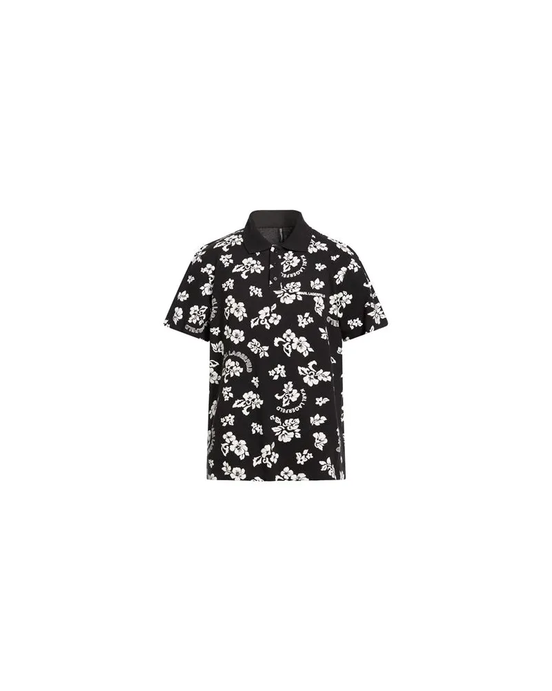 Karl Lagerfeld TOPS - Poloshirtsauf YOOX.COM Schwarz