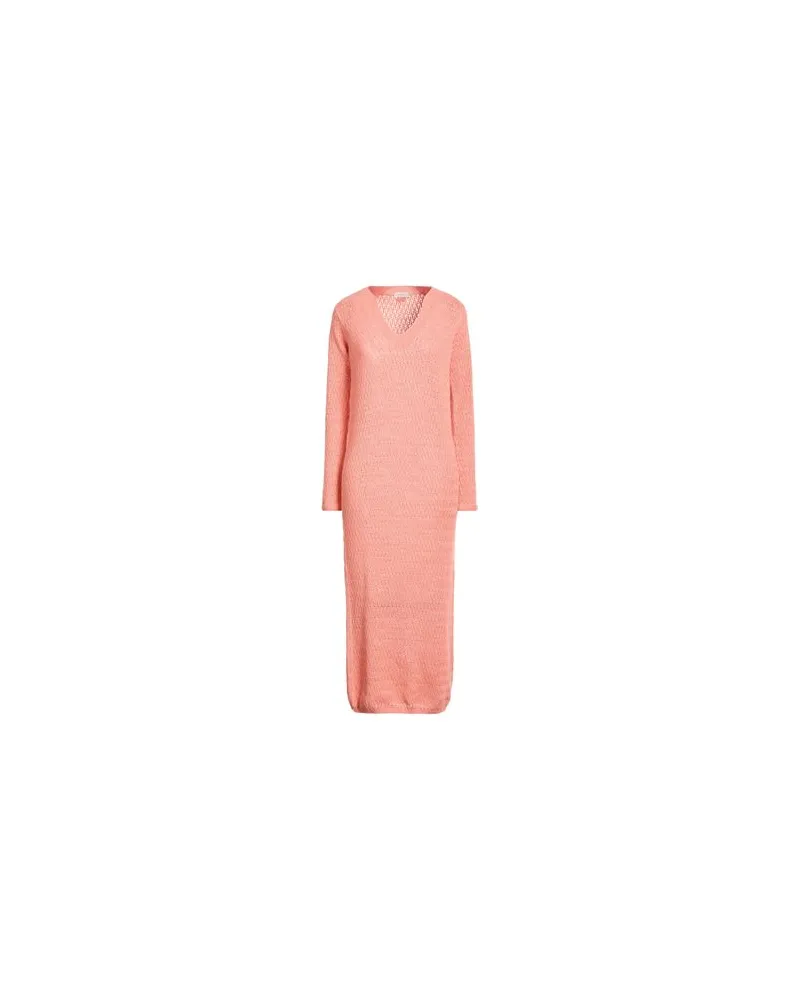 AGNONA KLEIDER - Midi-Kleiderauf YOOX.COM Lachs