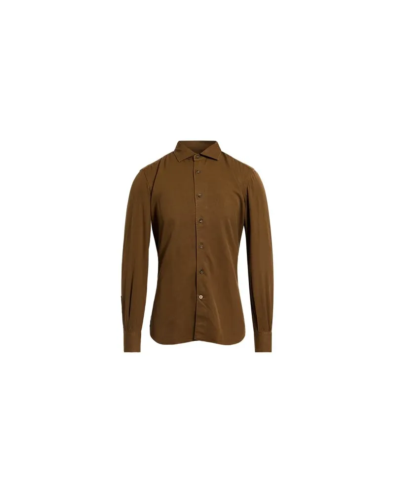 MAZZARELLI GREEN STONE - TOPS - Hemdenauf YOOX.COM Braun
