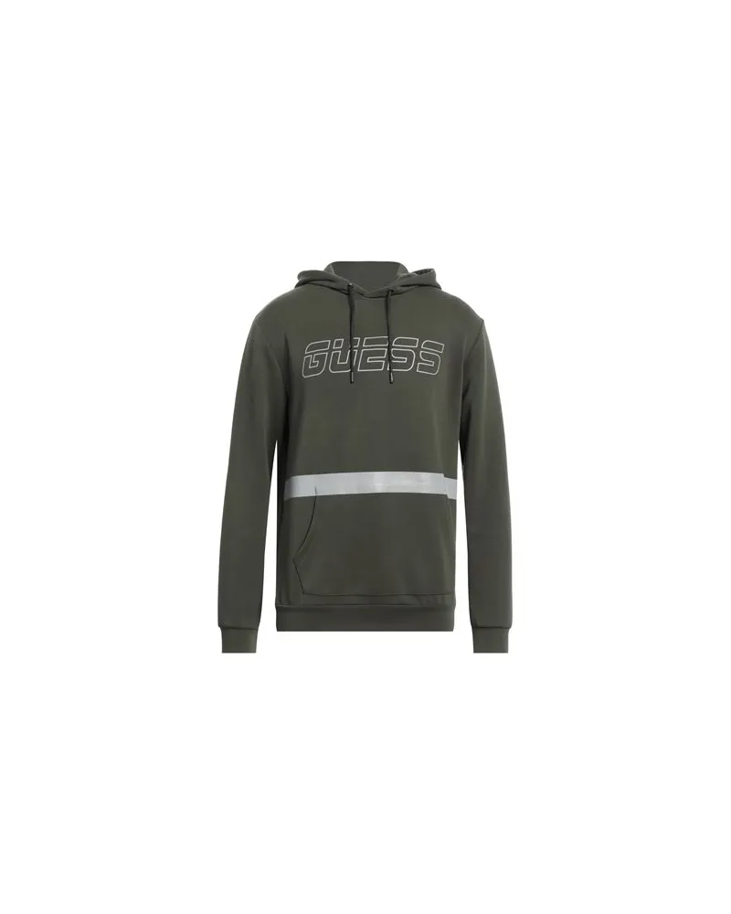 Guess TOPS - Sweatshirtsauf YOOX.COM Militärgrün