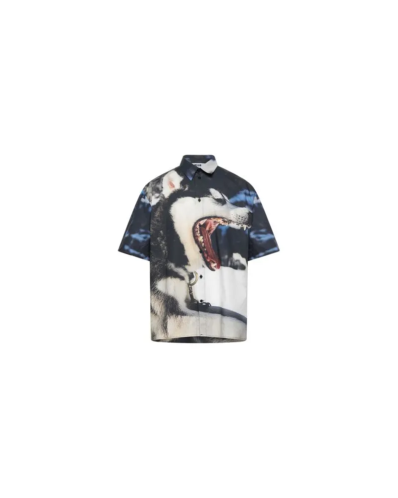 MSGM TOPS - Hemdenauf YOOX.COM Nachtblau