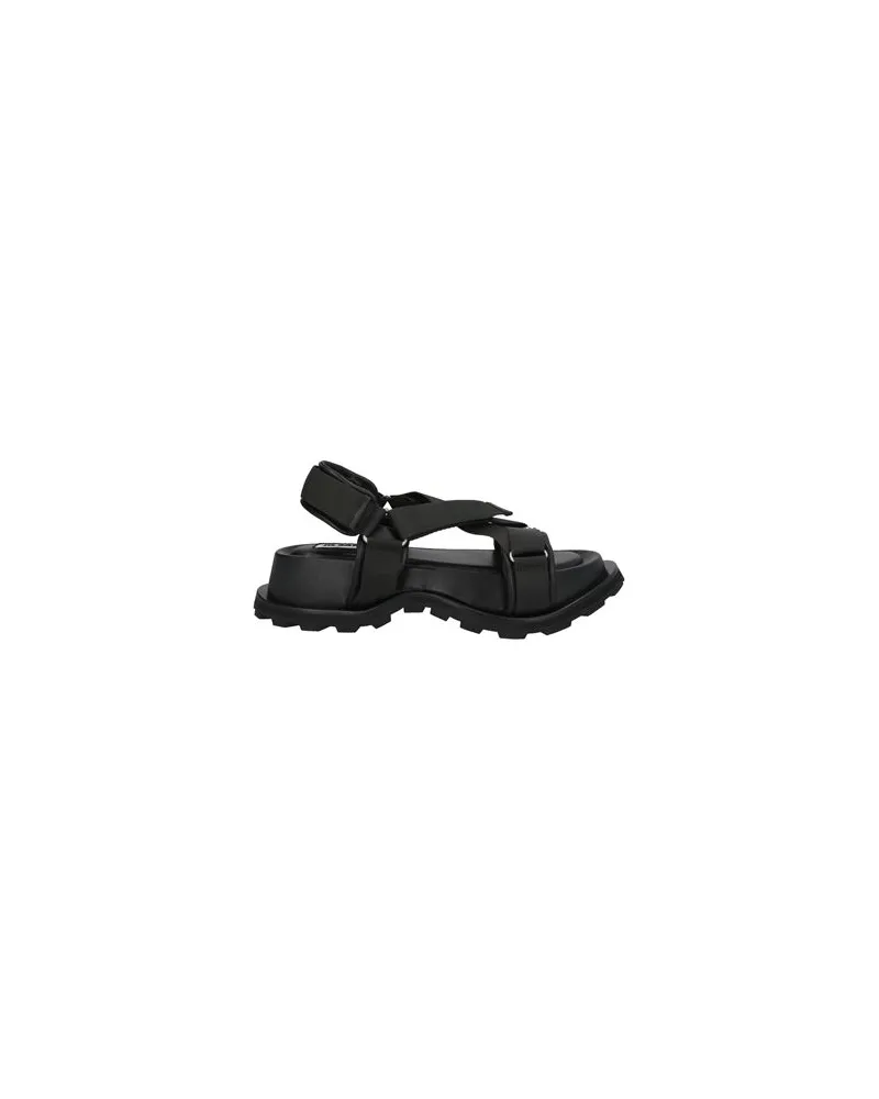 Jil Sander SCHUHE - Sandalenauf YOOX.COM Dunkelgrün