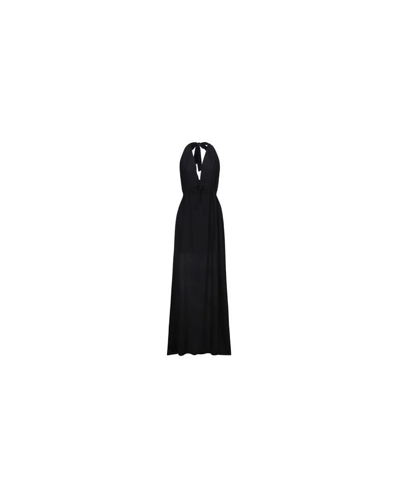 Semicouture KLEIDER - Maxi-Kleiderauf YOOX.COM Schwarz