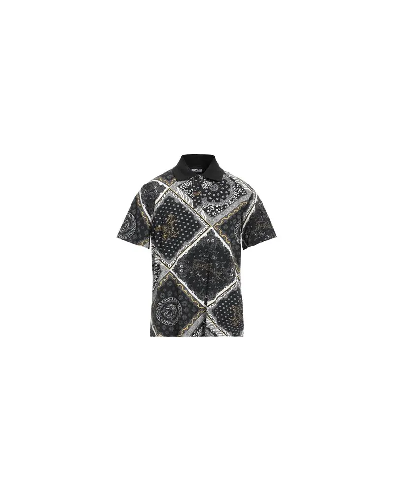 Just Cavalli TOPS - Poloshirtsauf YOOX.COM Schwarz