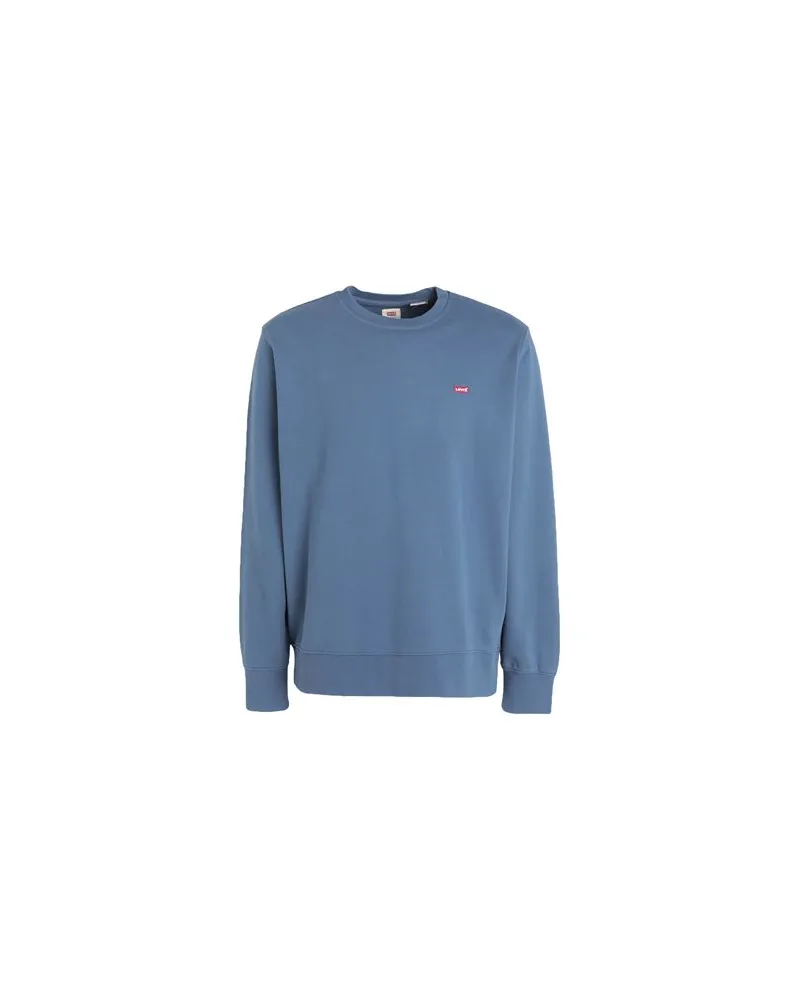 Levi's NEW ORIGINAL CREW  - TOPS - Sweatshirtsauf YOOX.COM Taubenblau