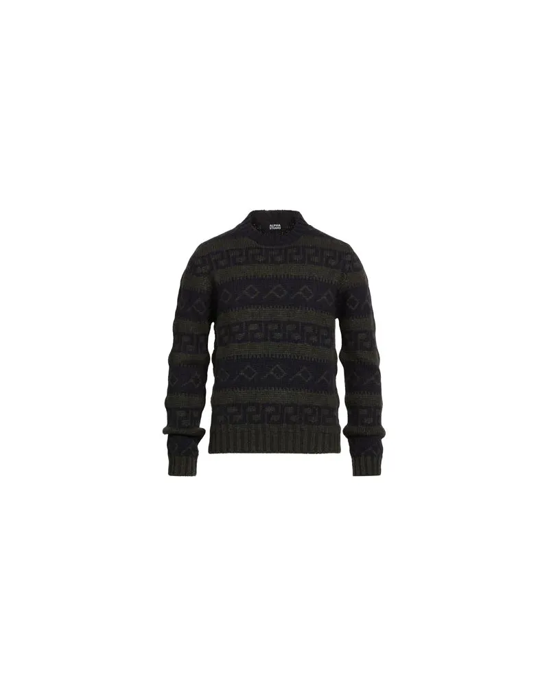 Alpha Studio STRICKWAREN - Pulloverauf YOOX.COM Nachtblau