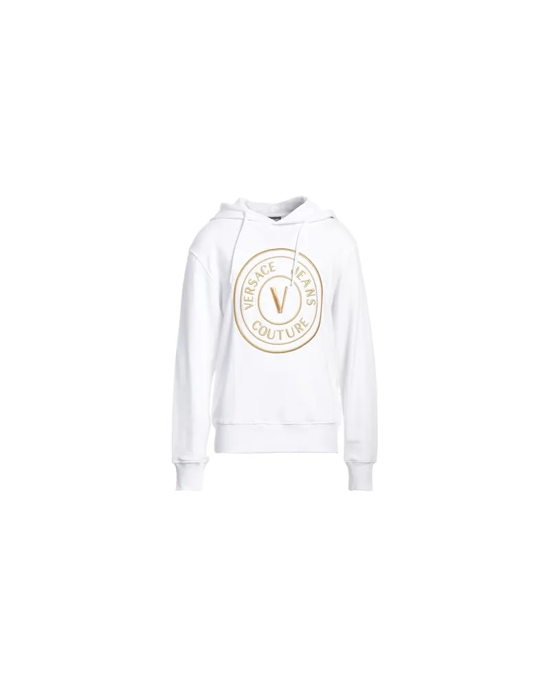 Versace Jeans TOPS - Sweatshirtsauf YOOX.COM Weiß