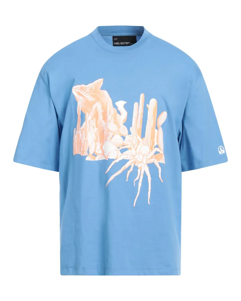 Neil Barrett T-shirts Hellblau