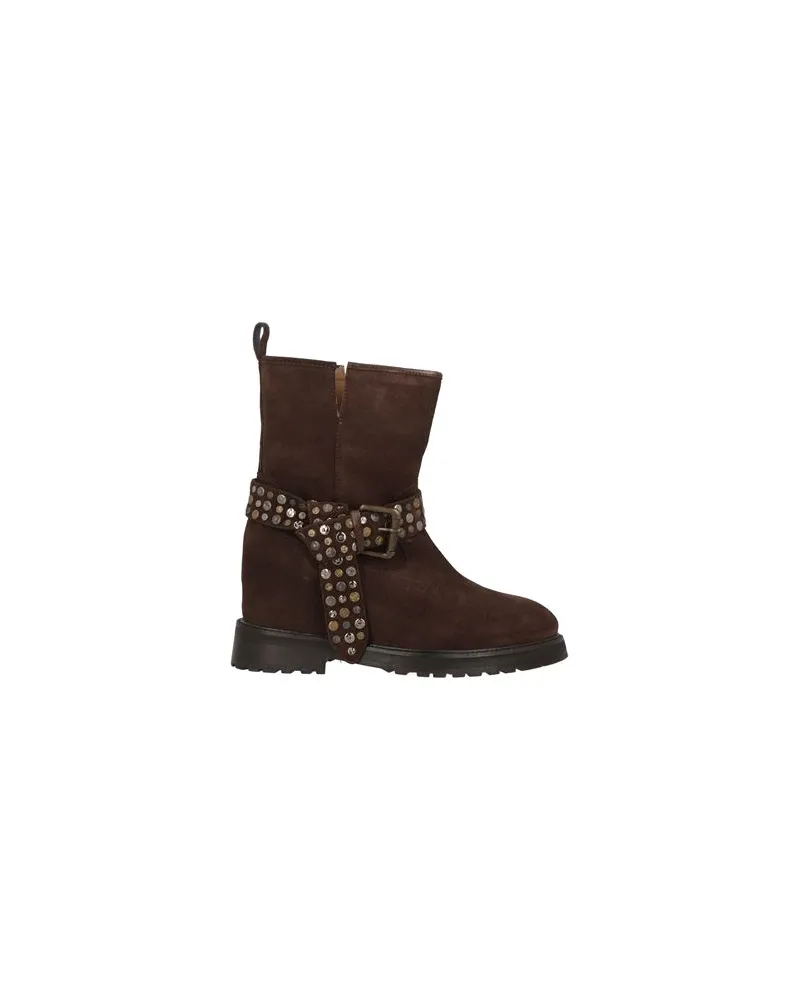 Emanuelle Vee SCHUHE - Stiefelettenauf YOOX.COM Schokobraun