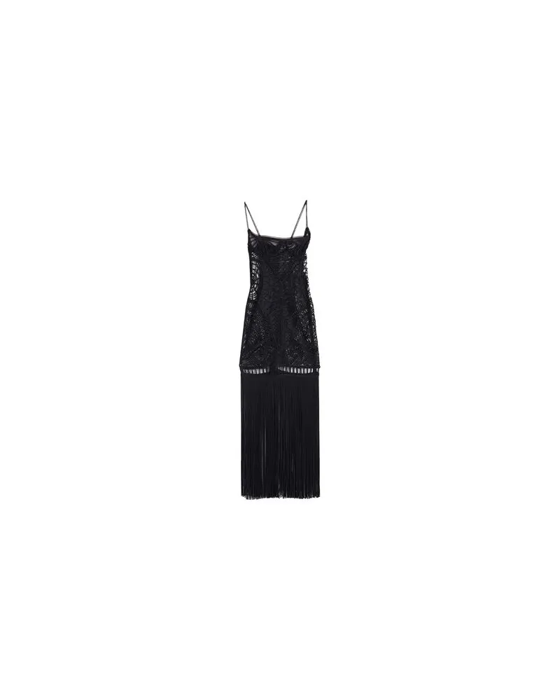ATTICO KLEIDER - Maxi-Kleiderauf YOOX.COM Schwarz