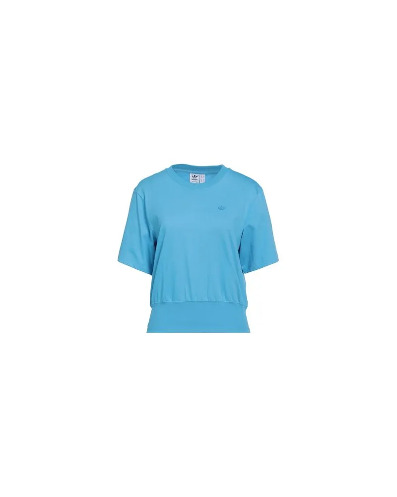 adidas TOPS - T-shirtsauf YOOX.COM Azurblau