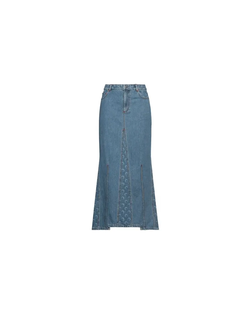 Marine Serre HOSEN & RÖCKE - Jeansröckeauf YOOX.COM Blau