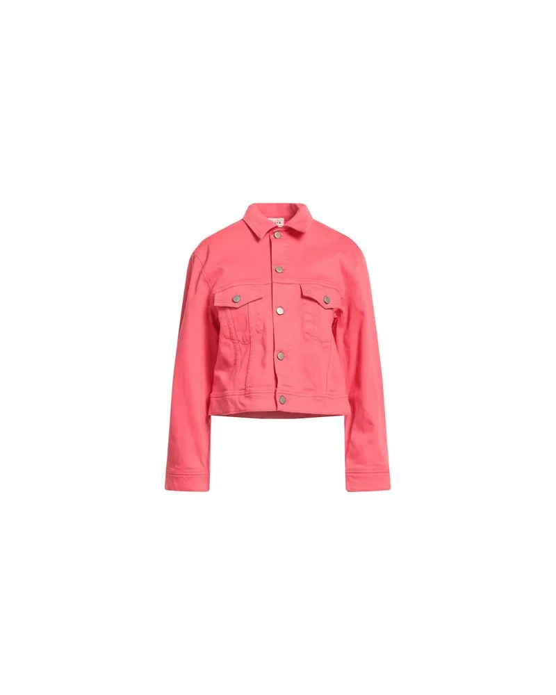 P.A.R.O.S.H. P.A.R.O H. - JACKEN & MÄNTEL - Jeansjacken/Mäntelauf YOOX.COM Koralle