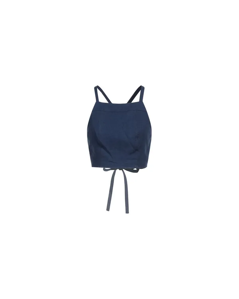 THREE GRACES TOPS - Topsauf YOOX.COM Marineblau