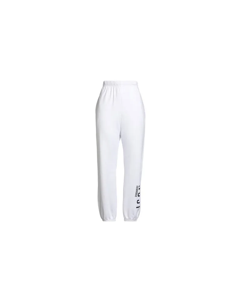 Dsquared2 ICON - HOSEN & RÖCKE - Hosenauf YOOX.COM Weiß