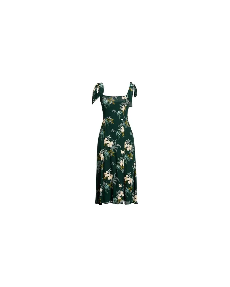 Reformation KLEIDER - Midi-Kleiderauf YOOX.COM Dunkelgrün