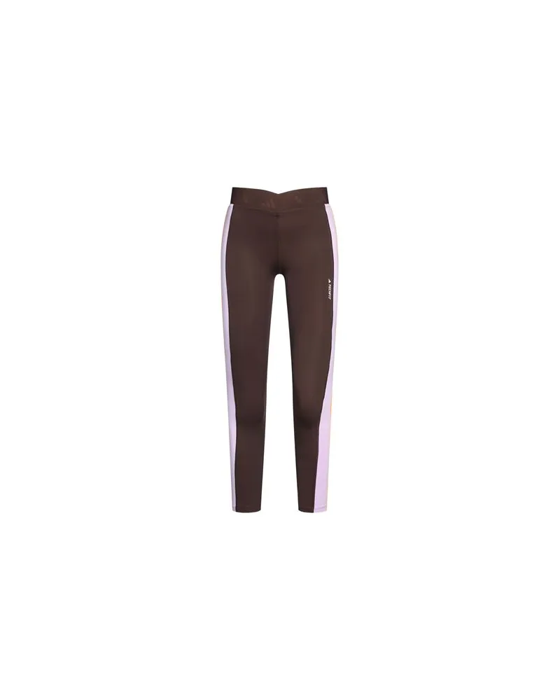 adidas HOSEN & RÖCKE - Leggingsauf YOOX.COM Schokobraun