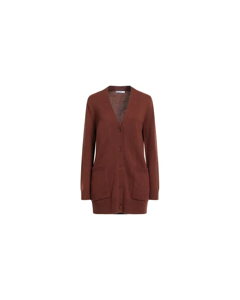 Max Mara STRICKWAREN - Strickjackenauf YOOX.COM Braun